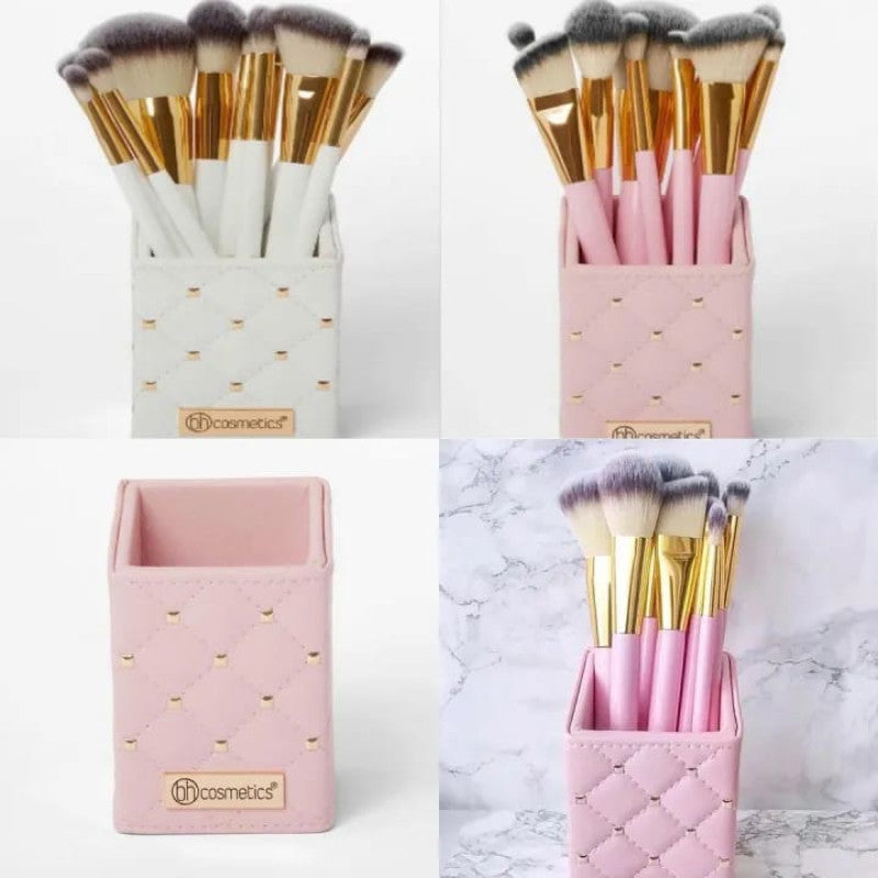 Elite Pink Diamond 12-Piece Professional Makeup Brush Set