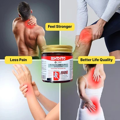 Mitsui Seiyaku Soothing Massage Gel – Natural Herbal Joint & Muscle Relief Formula (50g/100g)