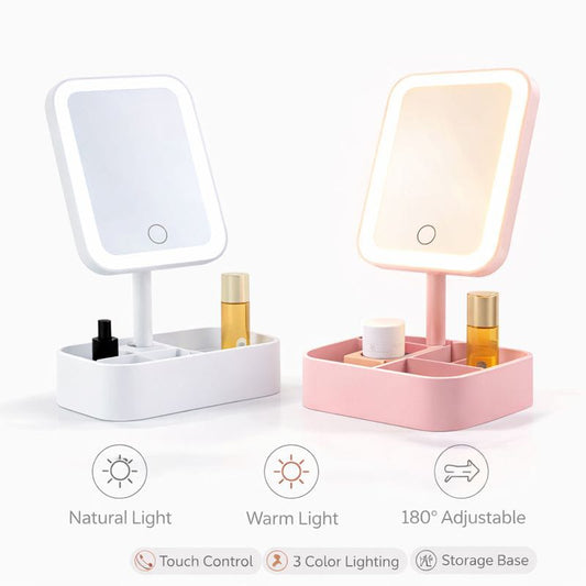 LuminaLux Smart LED Makeup Mirror