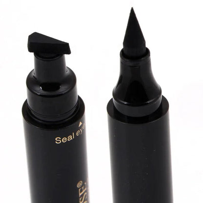 MISS ROSE Professional Dual-Ended Liquid Eyeliner & Winged Seal Stamp – Waterproof & Smudge-Proof